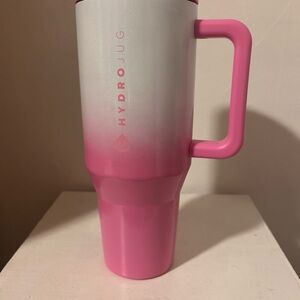 HydroJug Pink and White Ombre Tumbler